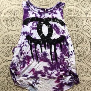 Tie dye Chanel tank